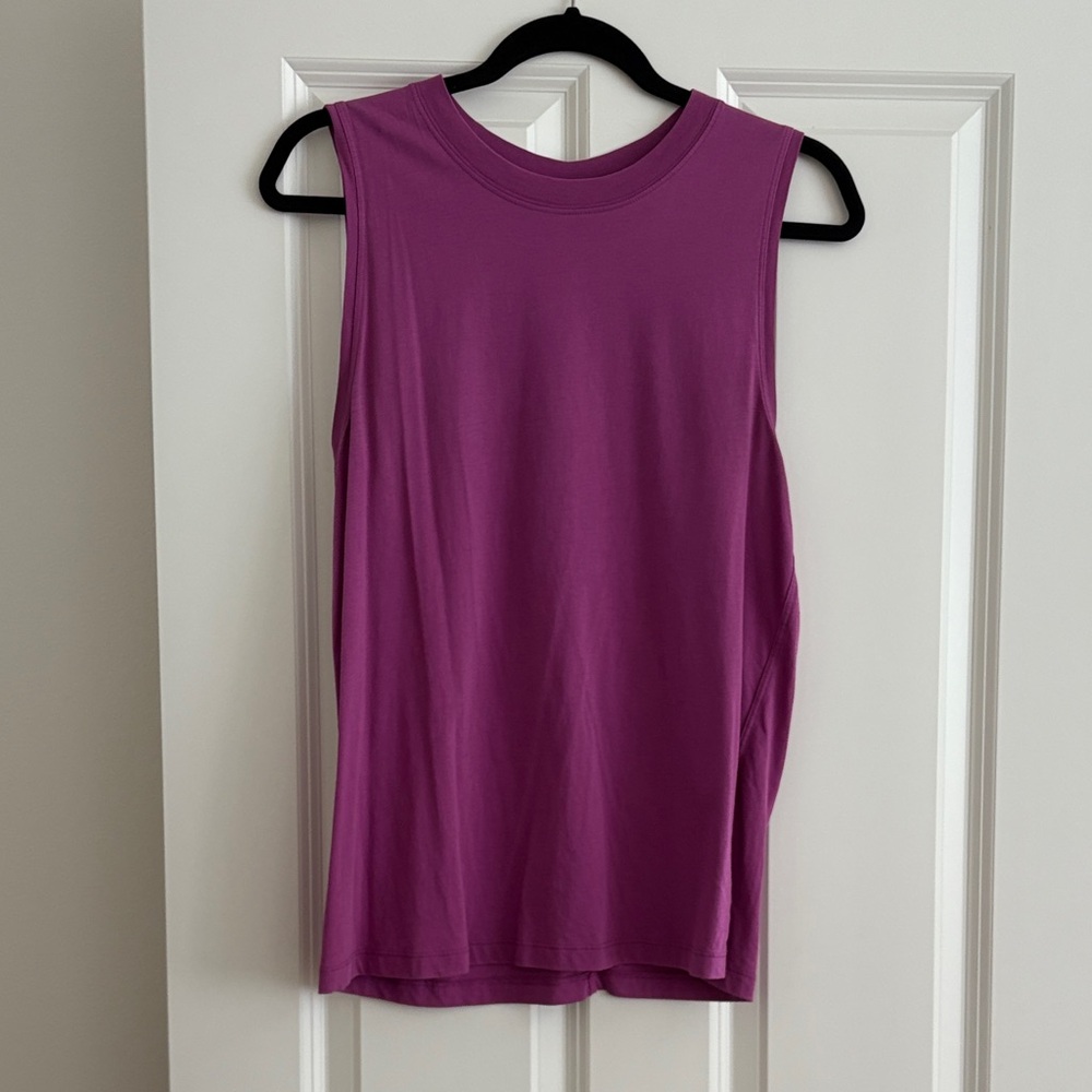 lululemon athletica All Yours Magenta Muscle Tee 4